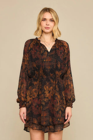 Floral Daydream Chiffon Dress - Bray and Em Boutique