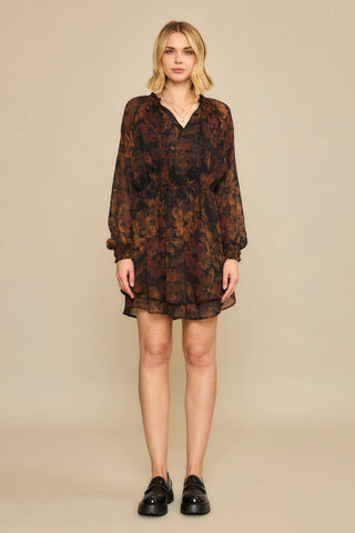 Floral Daydream Chiffon Dress - Bray and Em Boutique