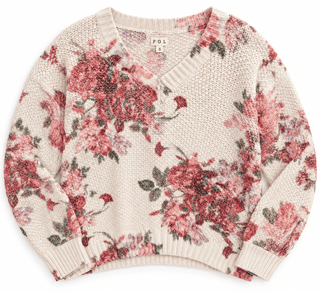 Floral Dreams Chenille Sweater - Bray and Em Boutique