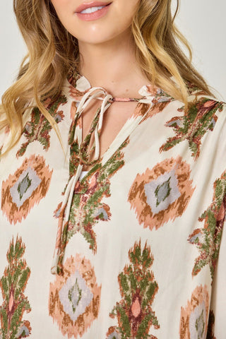 Floral Flip Side Blouse - Bray and Em Boutique
