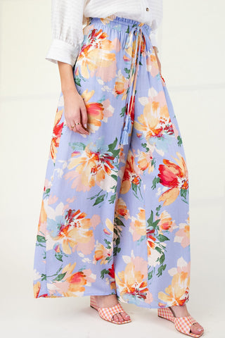 Floral Groove Wide Leg Pants - Bray and Em Boutique