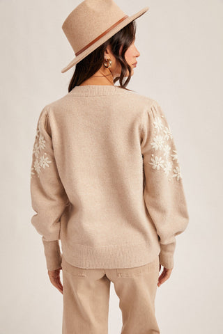 Floral Keepsake Sweater - Bray and Em Boutique