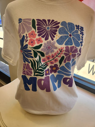 Floral Mama Graphic Tee - Bray and Em Boutique