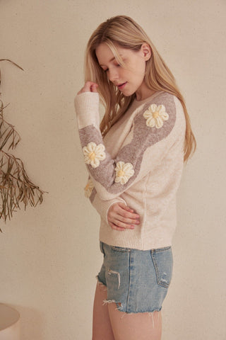 Flourish Petal Sweater - Bray and Em Boutique