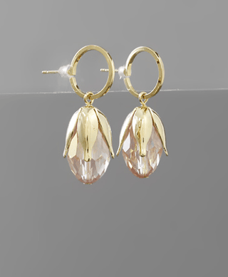 Flower Bud Drop Earrings - Bray and Em Boutique