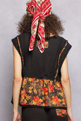 Flowered Perfection Sleeveless Top - Bray and Em Boutique