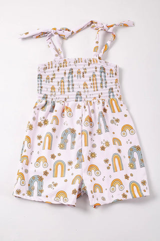 Flowers and Rainbows Romper - Bray and Em Boutique