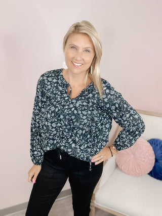 Flowery Flowy Blouse - Bray and Em Boutique
