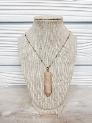Forever Me Long Pendant and Bead Chain Necklace - Bray and Em Boutique