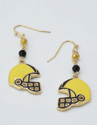 Friday Night Lights Helmet Earrings - Bray and Em Boutique