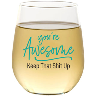 Funny Sayings Wine Glass - Bray and Em Boutique