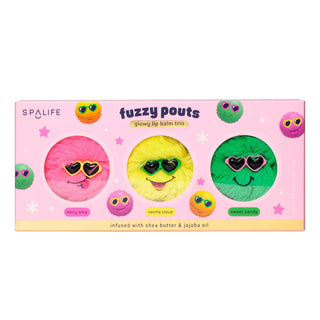 Fuzzy Pouts Glowy Lip Balm Trio - Bray and Em Boutique