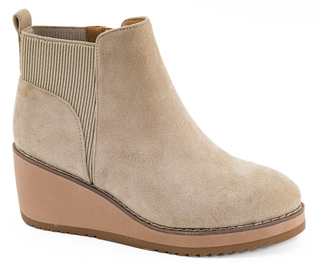 Apple Sauced Faux Suede Booties