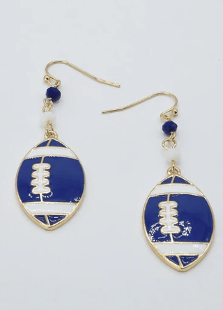 Game Day Glory Football Earrings - Bray and Em Boutique