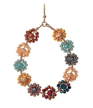 Garden Party Teardrop Hoop Earrings - Bray and Em Boutique