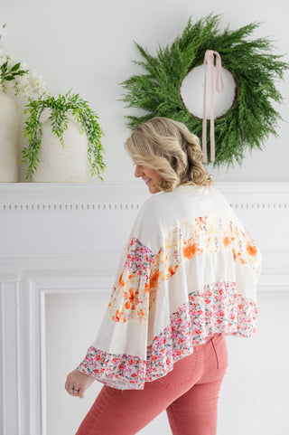 Garden Radiance Floral Mix Top - Bray and Em Boutique