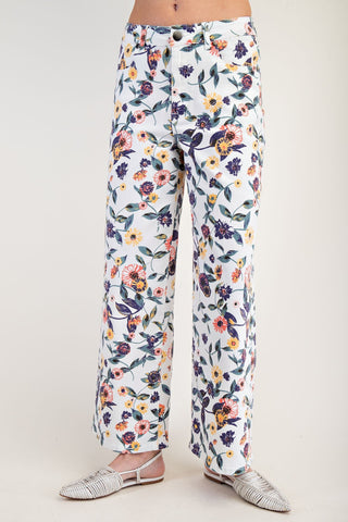 Garden Retreat Floral Pants - Bray and Em Boutique
