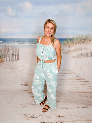 Gather To Celebrate Crop Top/Pant Set - Bray and Em Boutique