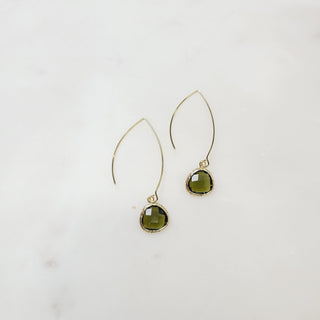 Gemstone Threader Earrings - Bray and Em Boutique