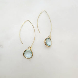 Gemstone Threader Earrings - Bray and Em Boutique