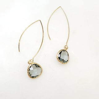 Gemstone Threader Earrings - Bray and Em Boutique