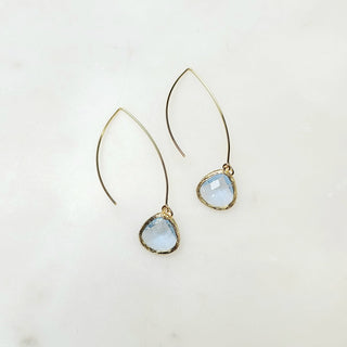 Gemstone Threader Earrings - Bray and Em Boutique