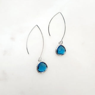 Gemstone Threader Earrings - Bray and Em Boutique