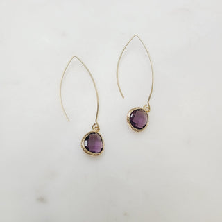 Gemstone Threader Earrings - Bray and Em Boutique