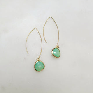 Gemstone Threader Earrings - Bray and Em Boutique