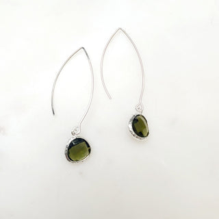 Gemstone Threader Earrings - Bray and Em Boutique