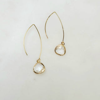 Gemstone Threader Earrings - Bray and Em Boutique