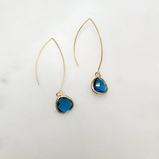 Gemstone Threader Earrings - Bray and Em Boutique