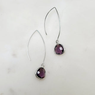 Gemstone Threader Earrings - Bray and Em Boutique