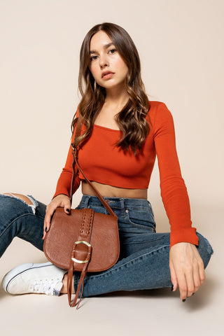 Georgie Front Detail Crossbody - Bray and Em Boutique