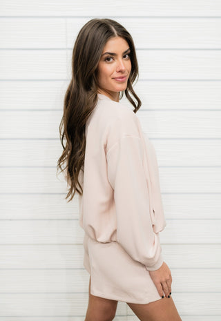 Get Moving Zip Up Bomber Jacket - Bray and Em Boutique