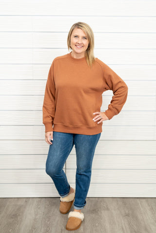 Get Together Crew Neck Sweatshirt - Bray and Em Boutique