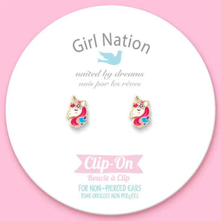 Girl Nation Clip On Earrings - Bray and Em Boutique