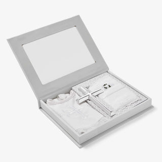 Girls Bible, Cross & Bib Christening Gift Set - Bray and Em Boutique