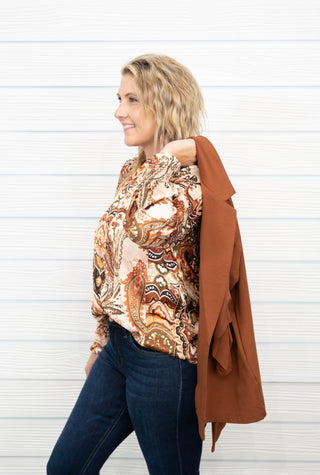 Give It Your All Blouse - Bray and Em Boutique
