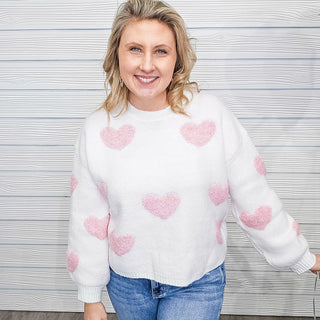 Giving My Heart to You Sweater - Bray and Em Boutique