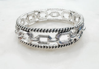 Glamour Links Stretch Bracelet - Bray and Em Boutique