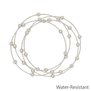 Gleam On Beaded Accent Bangle Set - Bray and Em Boutique
