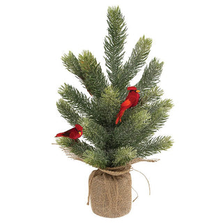 Glittered Pine Tree with Cardinals - Bray and Em Boutique
