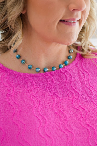 Glossy Bead Chain Necklace - Bray and Em Boutique