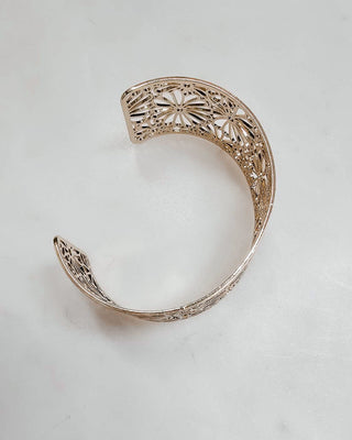 Going Round Gold Cuff Bracelet - Bray and Em Boutique