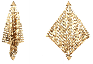 Gold Mesh Drop Earrings - Bray and Em Boutique