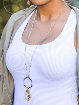 Gold & Silver Plated Geometric Necklaces - Bray and Em Boutique