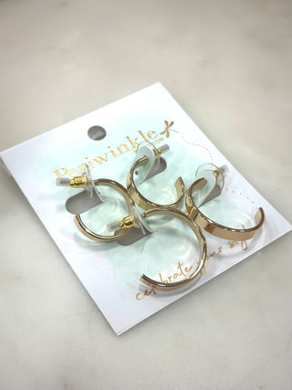 Golden Glow Hoop Duo - Bray and Em Boutique