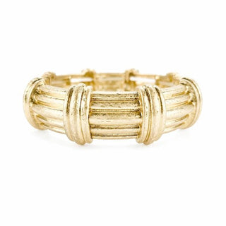 Golden Hour Textured Statement Bracelet - Bray and Em Boutique