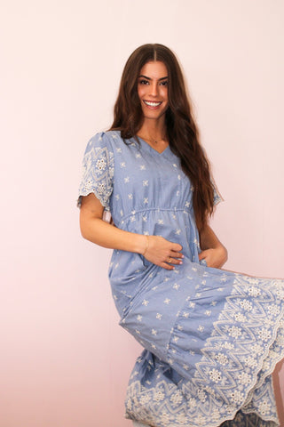 Gonna Love You Eyelet Dress - Bray and Em Boutique